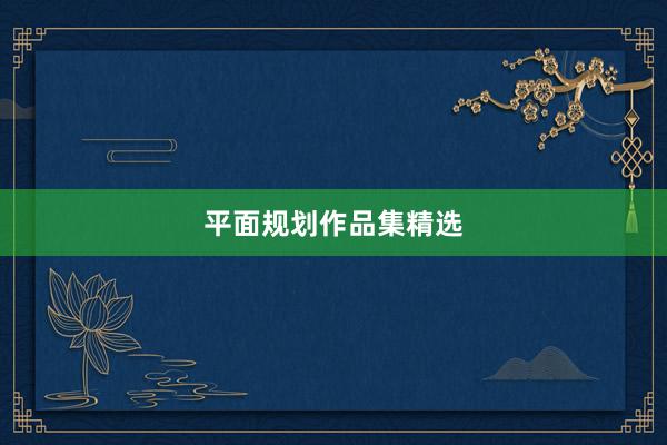 平面规划作品集精选
